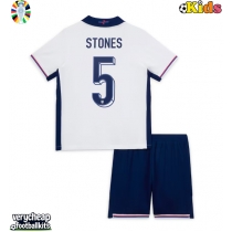 England John Stones #5 Replica Home Minikit Euro 2024 Short Sleeve (+ pants)